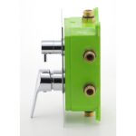 Podomietková batéria s boxom Titania Iris New, 3 vývody, chróm