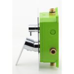 Podomietková batéria s boxom Titania FRESH, 2 vývody, chróm