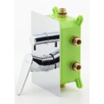 Podomietková batéria s boxom Titania FRESH, 3 vývody, chróm