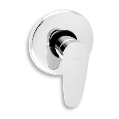 Sprchová podomietková batéria Titania SMART, s podomietkovým telesom, chróm