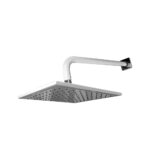 SET Hlavová sprcha + sprchové rameno Kludi A-QA, biela