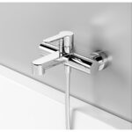 Vaňová nástenná batéria Ravak PURI 150 mm, chróm lesklý