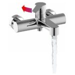 Vaňová nástenná batéria Ravak PURI 150 mm, chróm lesklý