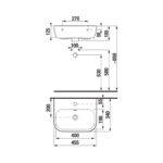 DEEP BY JIKA Umývadielko 455 mm, s detským motívom, biela