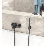 Kludi PURE&STYLE Vaňová/sprchová nástenná batéria, čierna matná