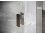 Štvrťkruhový sprchový kút Ravak NEXTY NSKK3-100, Satin/sklo Transparent