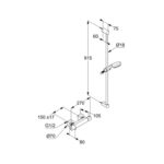 Kludi LOGO Sprchový set Duo s termostatom, chróm