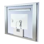 Zrkadlo 800x700 mm, LED osvetlenie a odhmlievanie