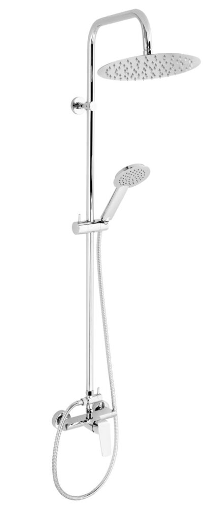 Sprchová súprava + sprchová batéria s horným vývodom 38062, chróm