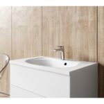 Umývadlová stojánková batéria bez výpuste Ravak FLAT, chróm lesklý