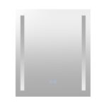MEREO Zrkadlo 600x700 mm, LED osvetlenie a odhmlievanie