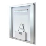 MEREO Zrkadlo 600x700 mm, LED osvetlenie a odhmlievanie