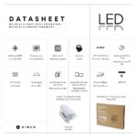 Zrkadlo s LED osvetlením 1000x700 mm