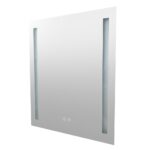 MEREO Zrkadlo 600x700 mm, LED osvetlenie a odhmlievanie