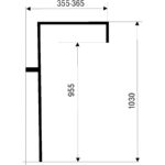 Sprchová tyč k batérii s horným vývodom, chróm, SET066,0