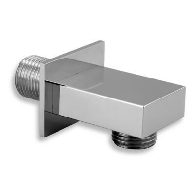 Stenový vývod sprchy hranatý, chróm, D/HRANA,0