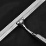 Stierka na sklo s logom, nerez