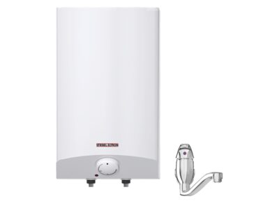 Malý zásobníkový ohrievač vody beztlakový, nad umývadlo 10l, 2kW, 230V, s armatúrou Slovarm