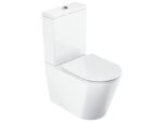 SET WC kombi Elegant RimOff so sedadlom, Vario odpad, SoftClose, biela