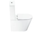 SET WC kombi Elegant RimOff so sedadlom, Vario odpad, SoftClose, biela