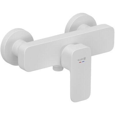 Sprchová jednopáková batéria KLUDI Renon, matná biela