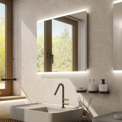 Zrkadlo s LED osvetlením 900x700 mm, NIMCO