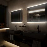 Zrkadlo s LED osvetlením 900x700 mm, NIMCO