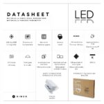 Zrkadlo s LED osvetlením 900x700 mm, NIMCO