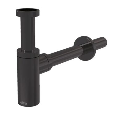Sifón umývadlový DN32 DESIGN, kartáčovaný matný GUN METAL