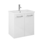 Skrinka pod umývadlo 60 cm Jika PONTA, s dverami, biela